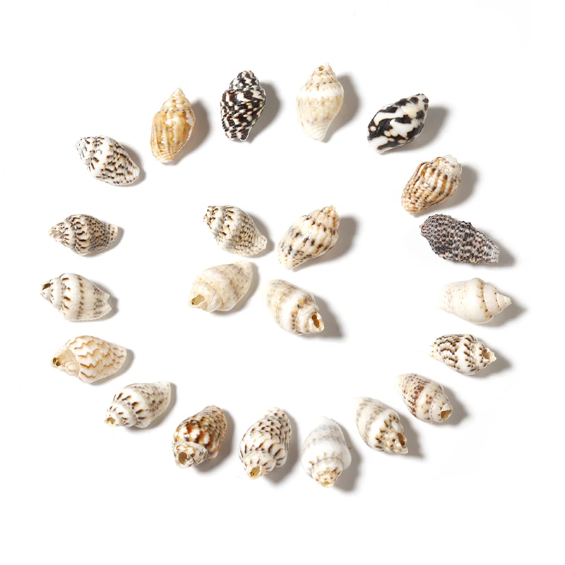 30g/lot 7-12mm Flower Snail Shell Beads Loose Spacer Bead For DIY Jewelry Making Charm Bracelet Necklace Keychain Accessories view 5