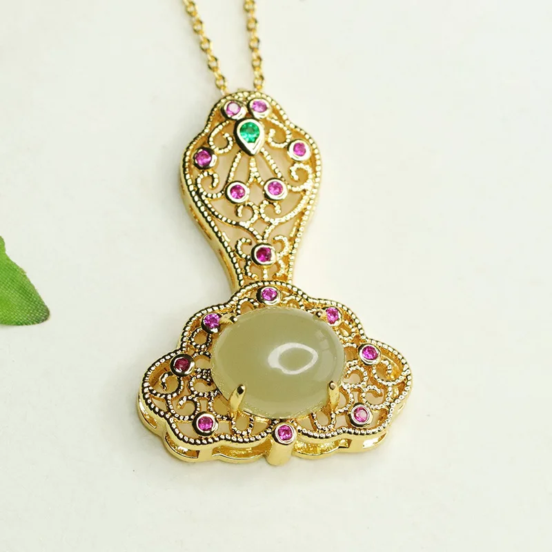 Natural Hetian Jade… - image