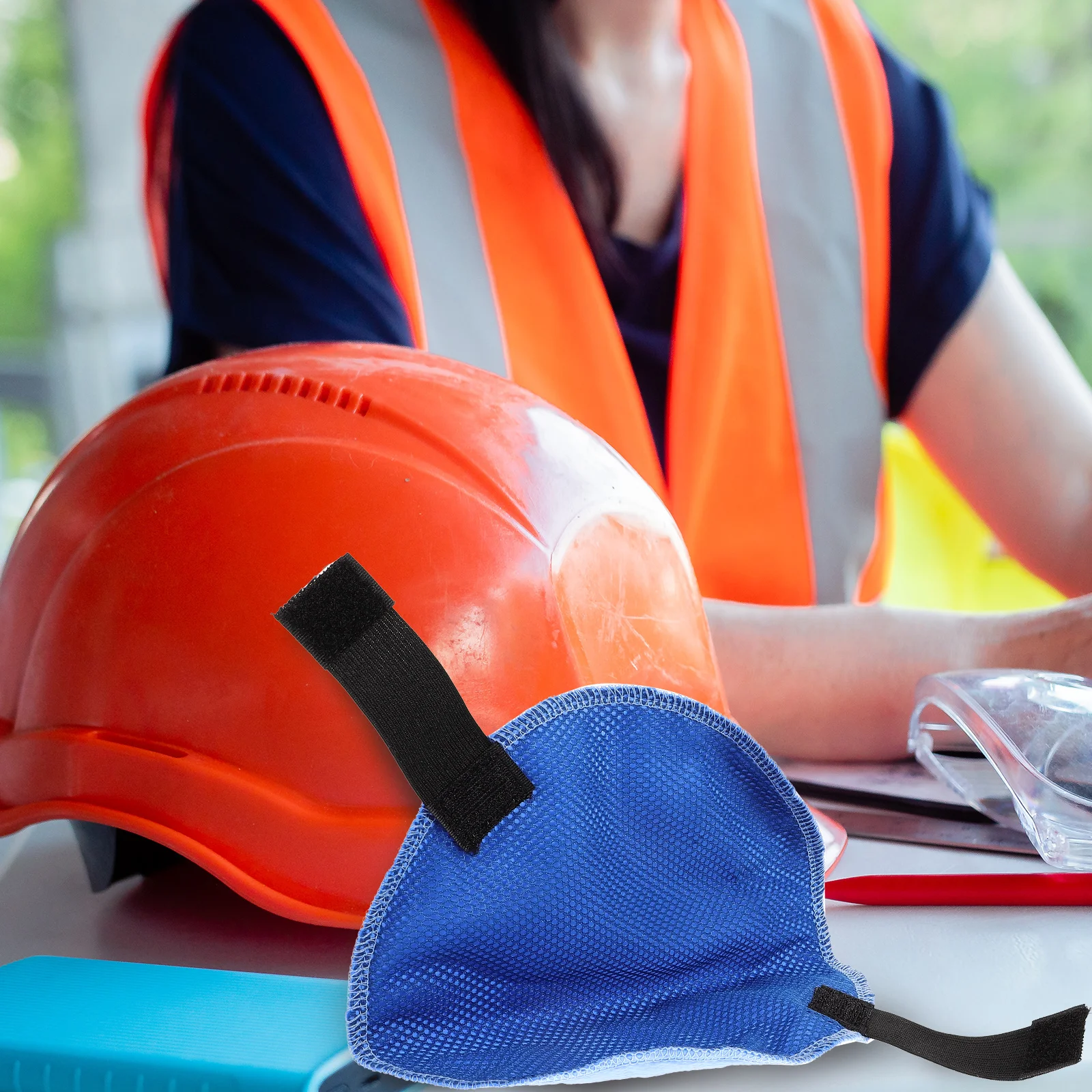 

Sweatb Soft Cushion Breathable Blue Shocks Absorption Bike Pad PVA High Elastic Replace Worn Liner Men Hat Sweat