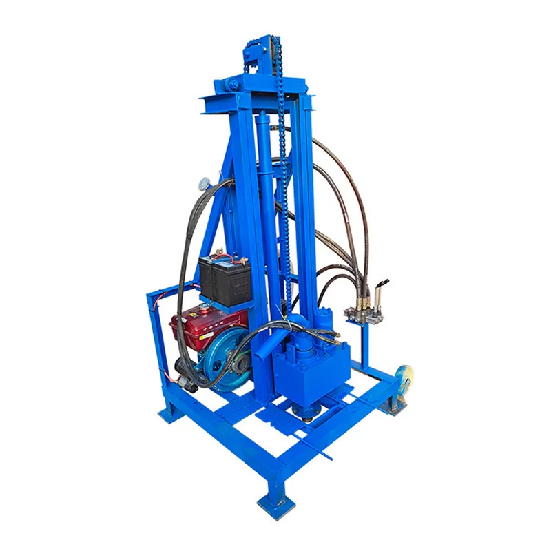 Diesel Small Tube Well Drill Rig Machine Geotechnical Hydraulic Mine Underground Borehole Core Water Well Drilling Rig Machine