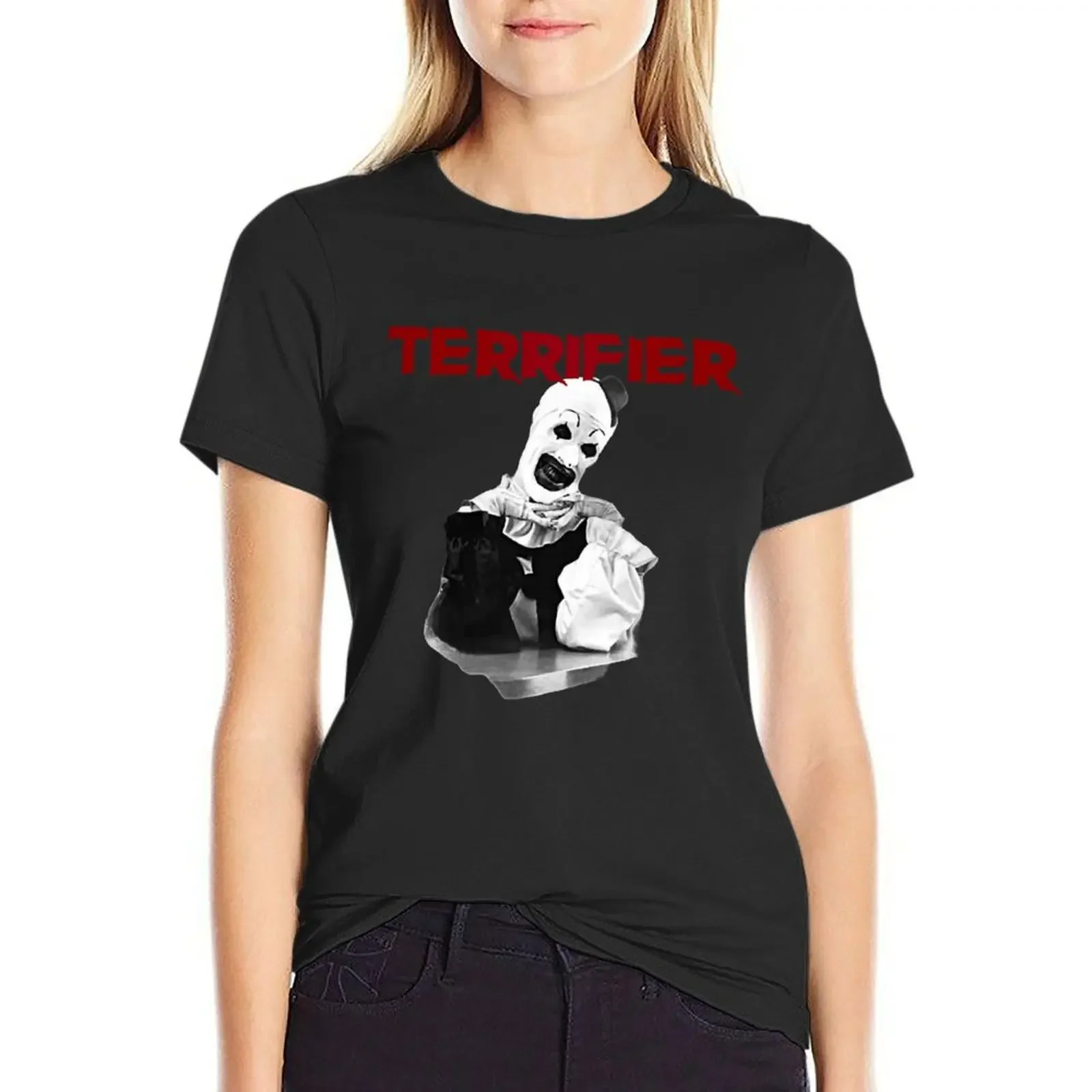 Funny Gift For Art The Clown Just Being Silly Gifts For Fan T-shirt oversized tops plus size tops clothes for Women