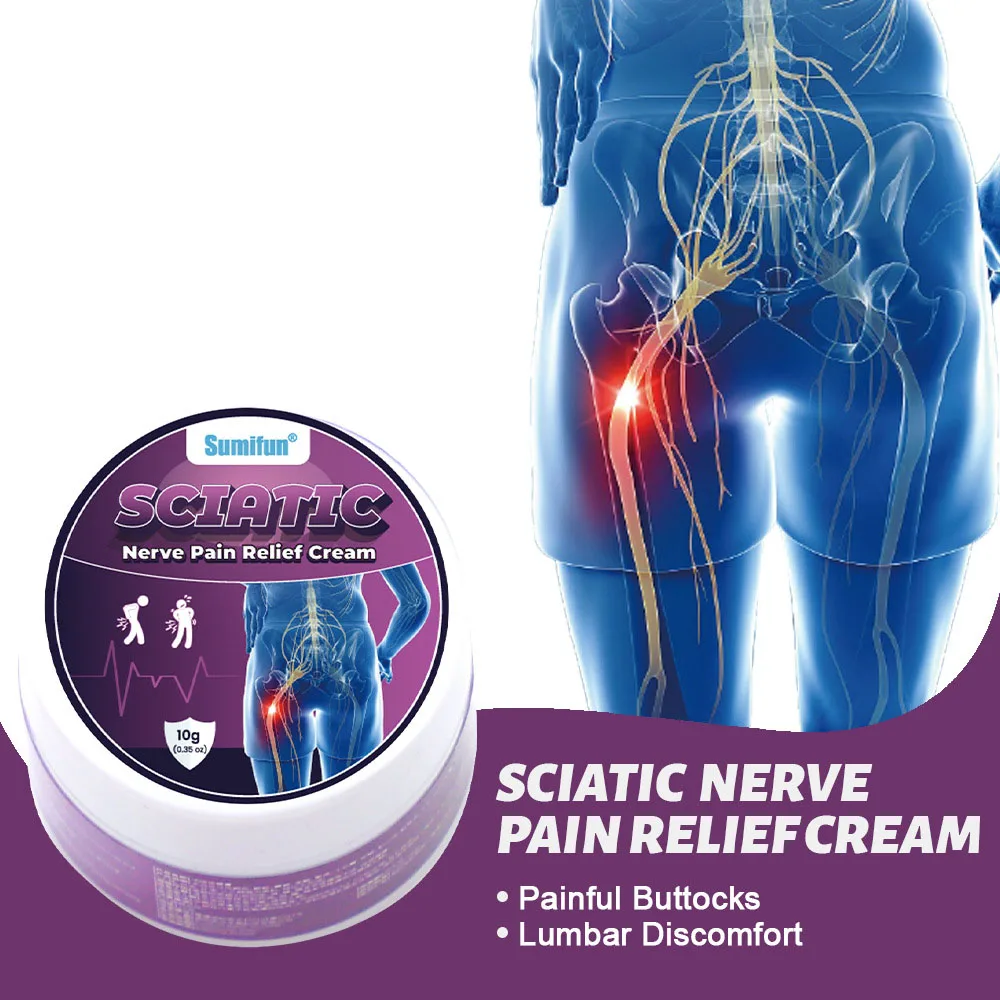 1/3/5/10/20PCS Sciatic Nerve Pain Relief Cream Piriformis Hip Body Ointment Muscle Joint Orthopedic Arthritis Ache Plaster