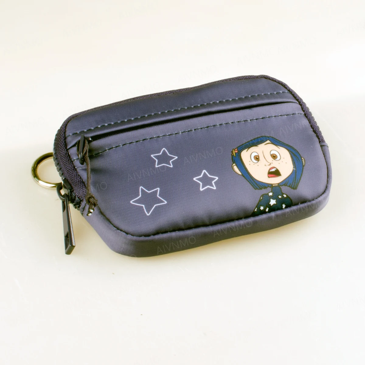 High-Quality Three-Zipper Cute Small Wallet, Fashionable Personalized Card Holder, ID Window, Stylish and Practical Accessory