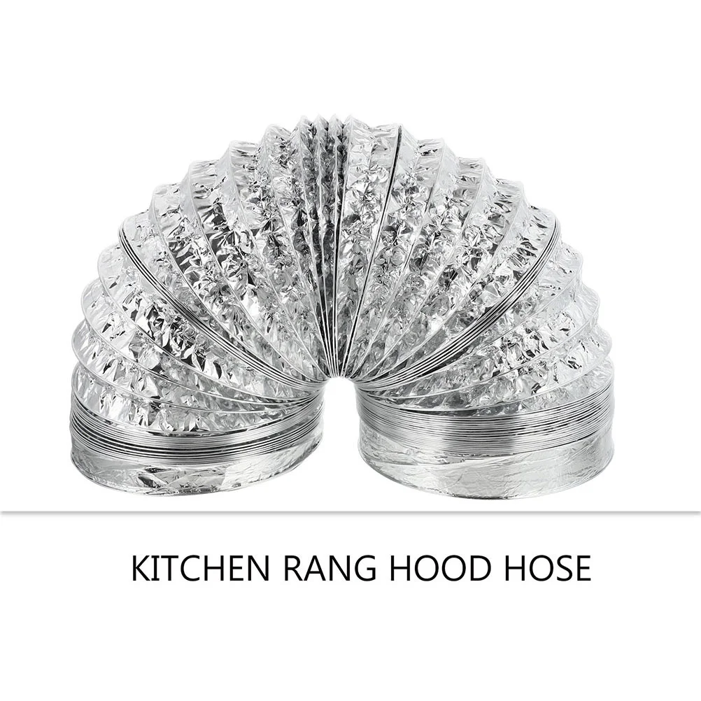 Telescopic Range Hood Exhaust Pipe Hose Flexible Air Duct Aluminum Foil Boat Accessories Marine Vent