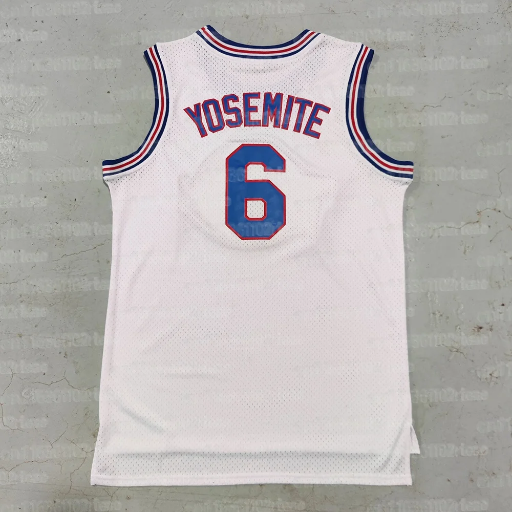 2026 Trillast Space Jam Bugs 1 Lola 10 Murray 22 TAZ D. Duck 2 White Tune Squad Basketball Tanktop 3D-gedrucktes Familien-Top – Detail 7