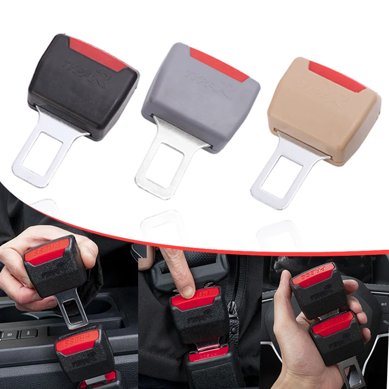 1pcs/2pcs Car Seat Belt Buckle Extender Seat Belt Buckle Plug Thick Plug Socket Extender Safety Buckle Automotive Accessories