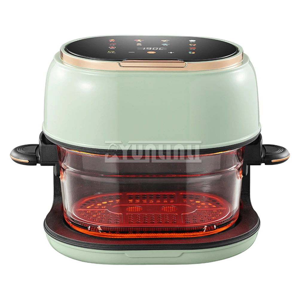 Intelligent Oil-free Fryer 4L Electric Air Fryer Household Transparent Visible Freidora De Aire Horno Sin Aceite