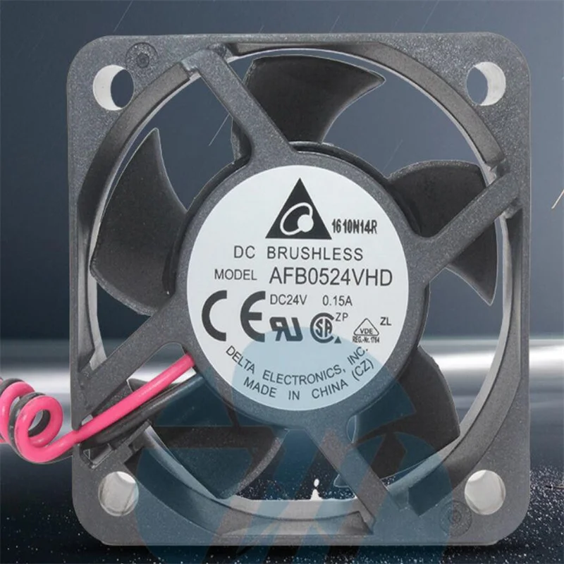 الجملة: دلتا AFB0524VHD 5020 24V 0.15A 5cm مروحة تبريد عاكسة كروية بسلكين