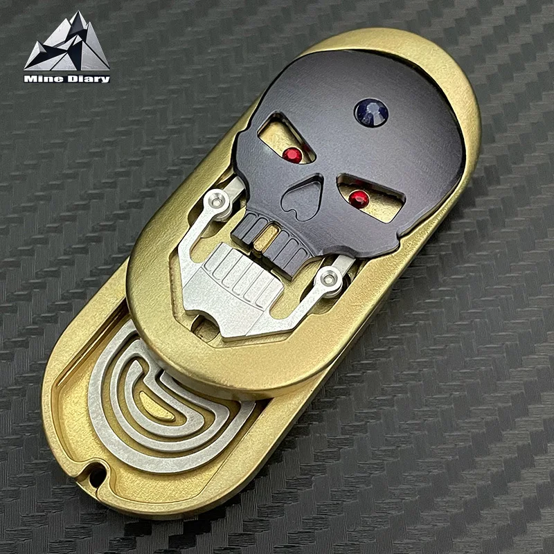 

GobiggeR EDC камертон из латуни из нержавеющей стали, камертон, шестерня, офисный стол, гаджеты, игрушка для взрослых