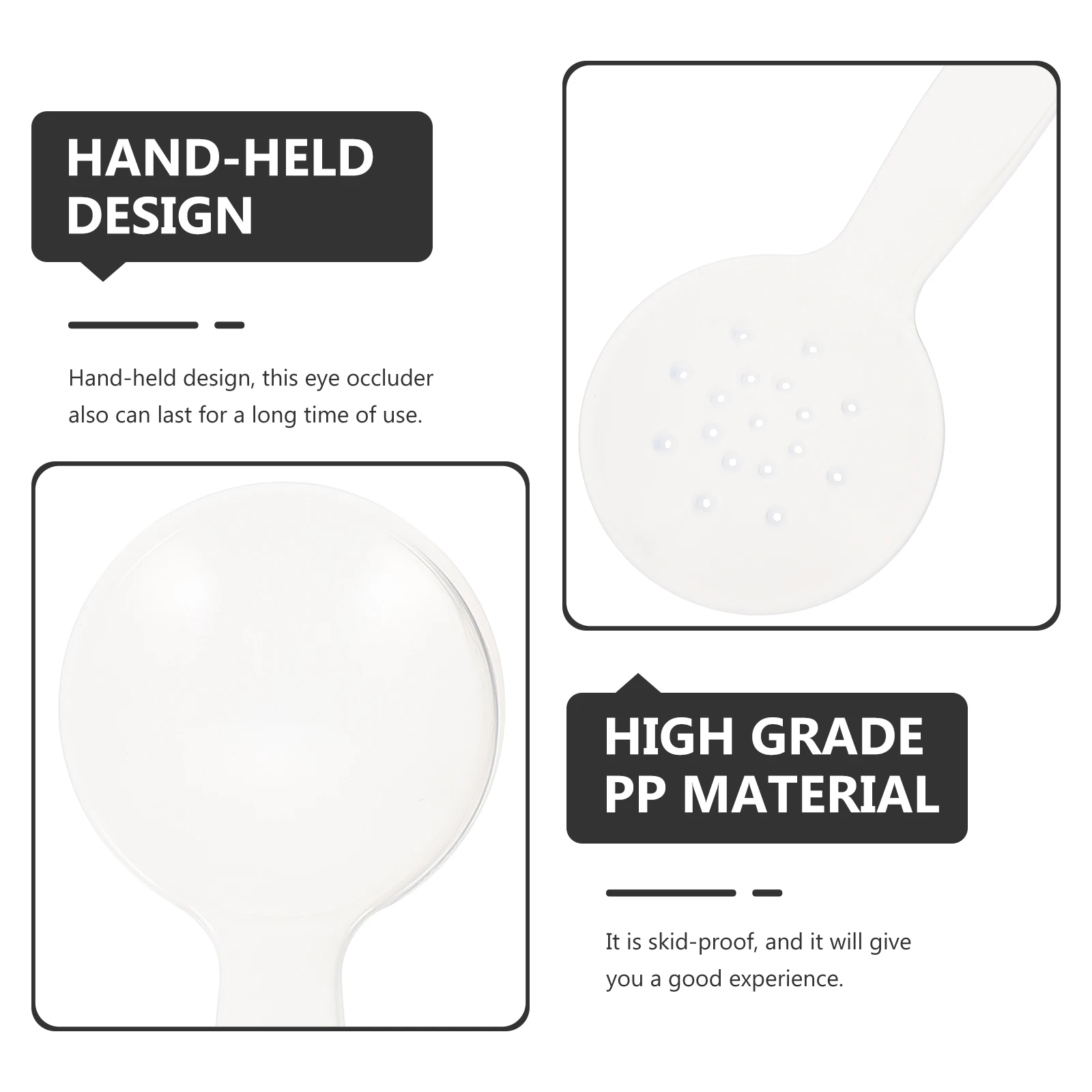 

2 Pcs Reading Vision Optometry Mask Kids Eye Patches Orthoptists Exam Tool White Equipment Child