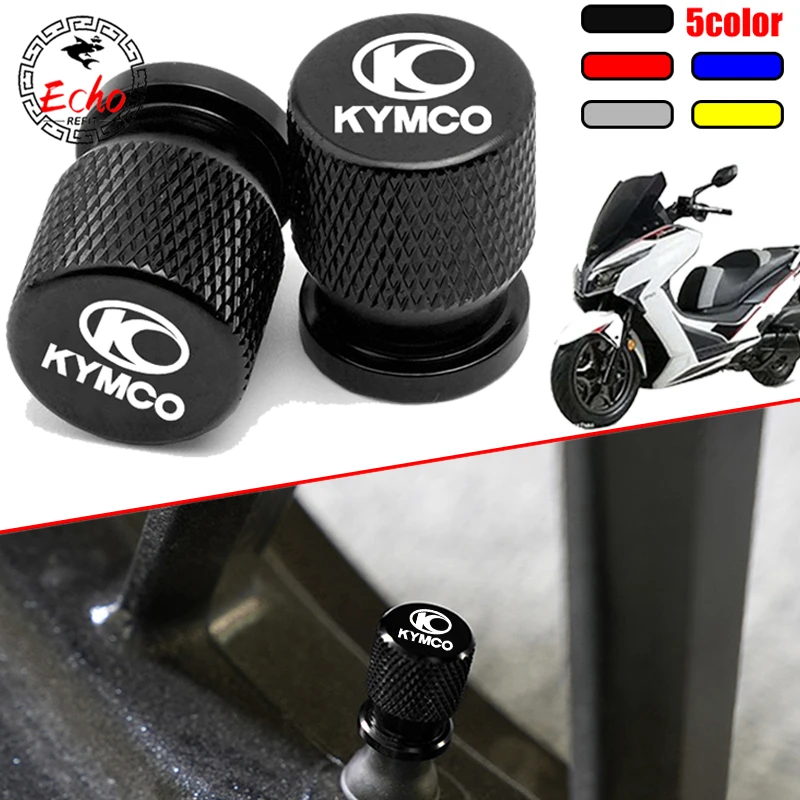 2024 Fit For KYMCO AK550 XCITING 250 300 350 400 400S 500 DownTown 125 300i Motorcycle Fashion Accessories Wheel Tire Valve Caps