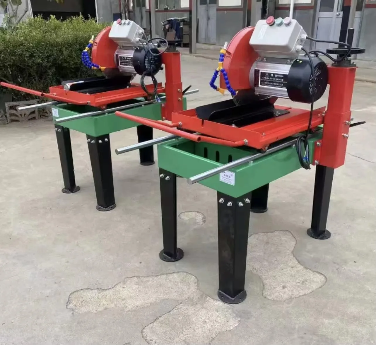 Automatic Concrete Stone Block Cutter for Aliexpress, 4000W PLC Control, Max 350mm Thickness Motor Gearbox