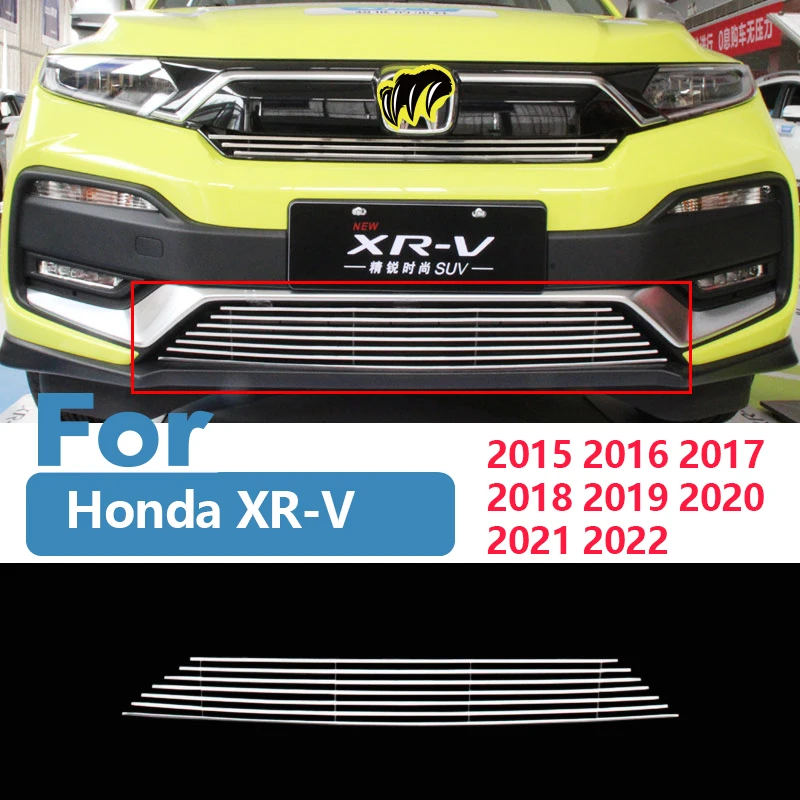 

For Honda XR-V 2015 2016 2017 2018 2019 2020 2021 2022,Honeycomb Mesh Fog Light Open Vent Grille Intake Cover Grill Parts