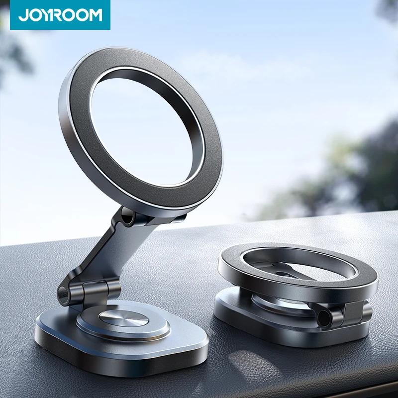 Joyroom Magnetic Car Mount 24 Strong Magnet 360° Rotation Foldable Phone Holder for Car For iPhone 15 14 13 12 Car Holder Mount