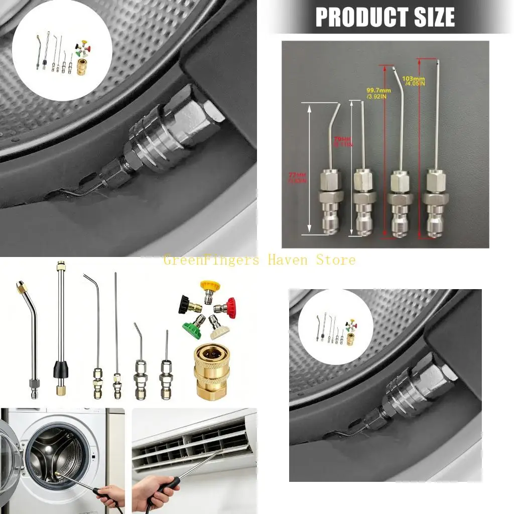 F68D High Pressure Washer Nozzle Set