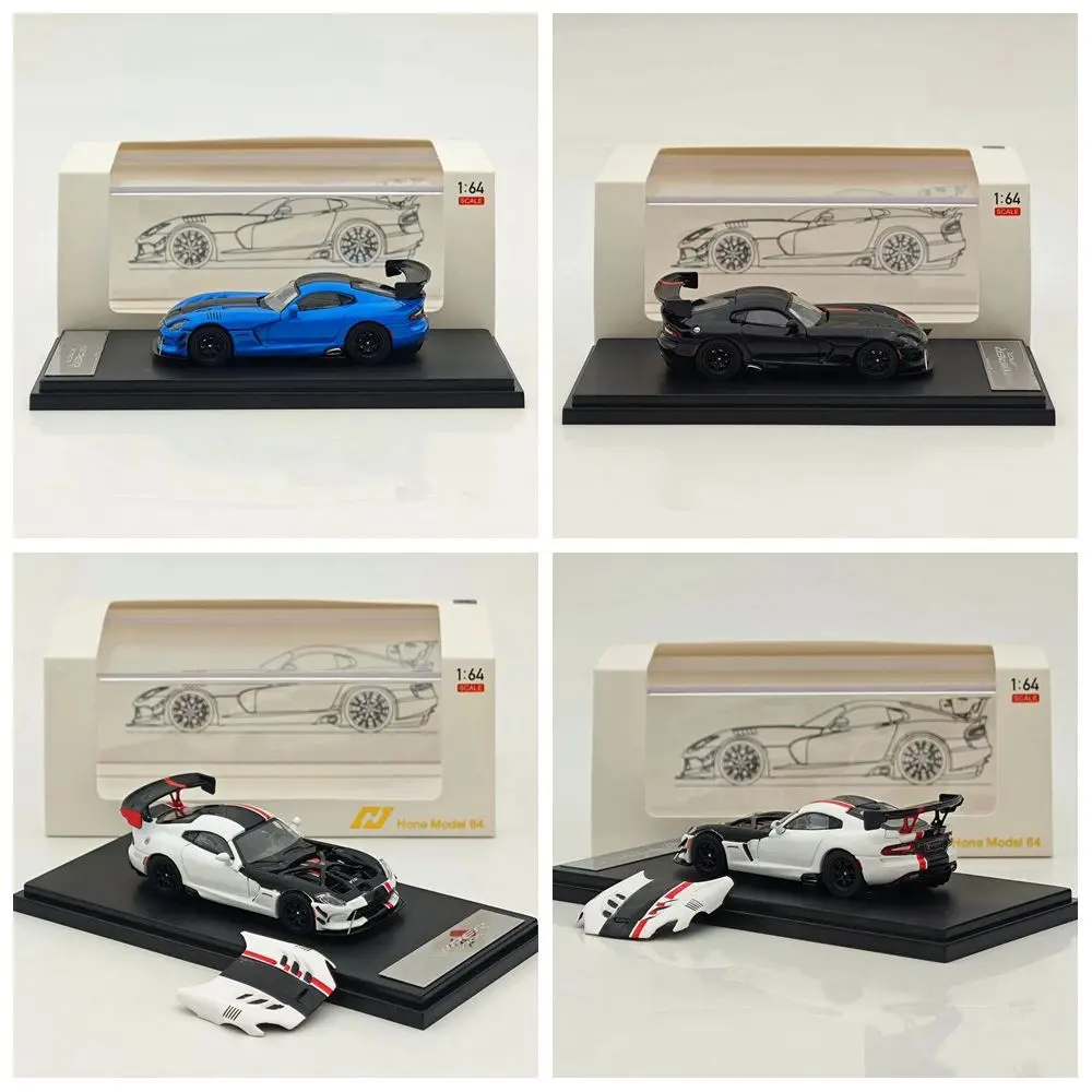 

1:64 Hone Model Viper ACR Racing Sports Model Diecast Metal Car Miniature Limited Collection Vehicle Toy Models