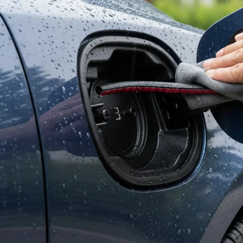 Universal Car Charging Port Cover Seal Ring 90CM Waterproof Dustproof Automobile Fuel Tank Cap Sealing Strip Accessories