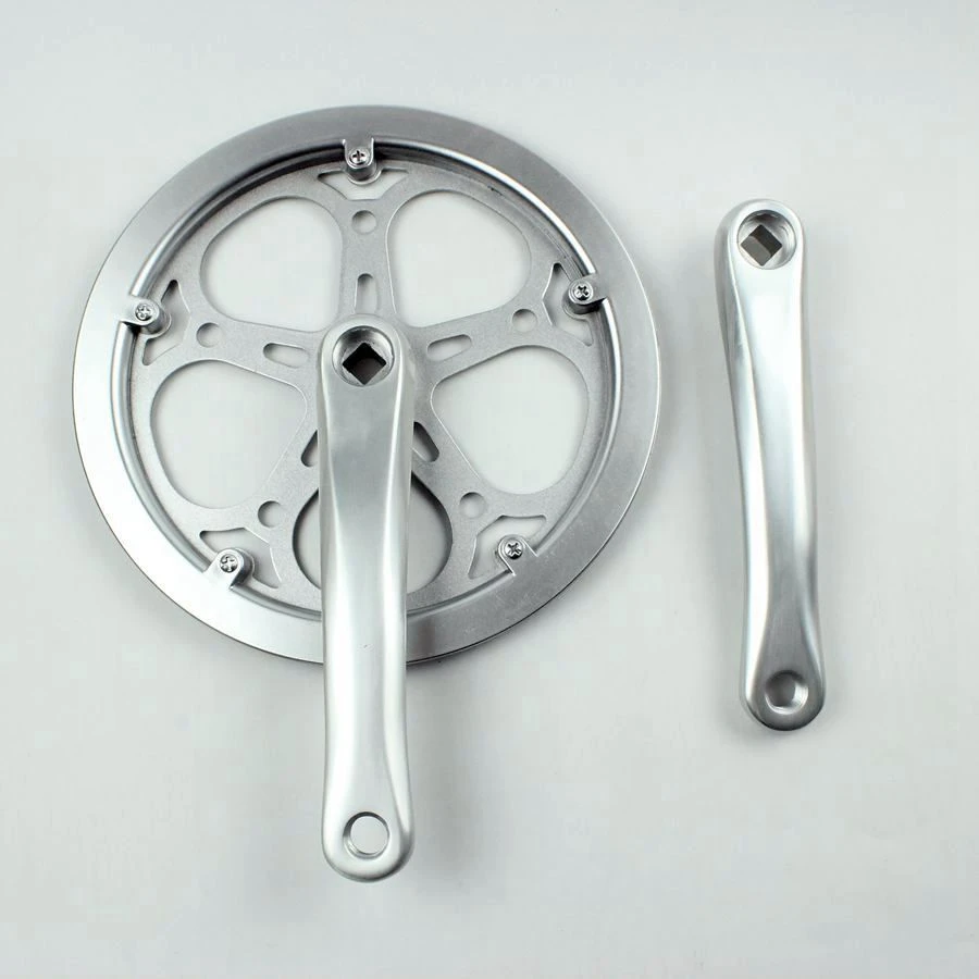

A89E-Folding Bike Crankset 52T Square Hole 170Mm CNC Crankset Bicycle Crank Set Sprocket