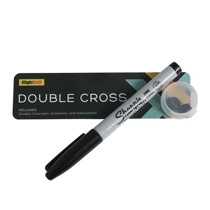 Double Cross By Mark Southworth (1 X Stamper + 1 Heart Stamper) Magic Trick Magician Close Up Illusion Magia Mentalism Gimmick