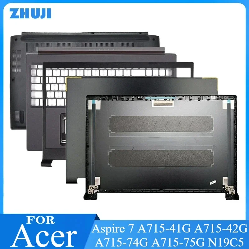 For Acer Aspire 7 A715-41G A715-42G A715-74G A715-75G N19C5 Laptop Case LCD Back Cover/LCD Front Bezel/Palm Cushion/Bottom Cover