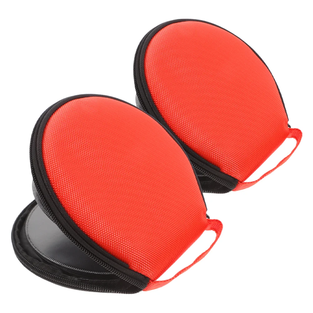 

2 Pcs Car CD Bag Storage Dvd Case Holders Pouch for Travel Organizer Jewel Cases High Capacity