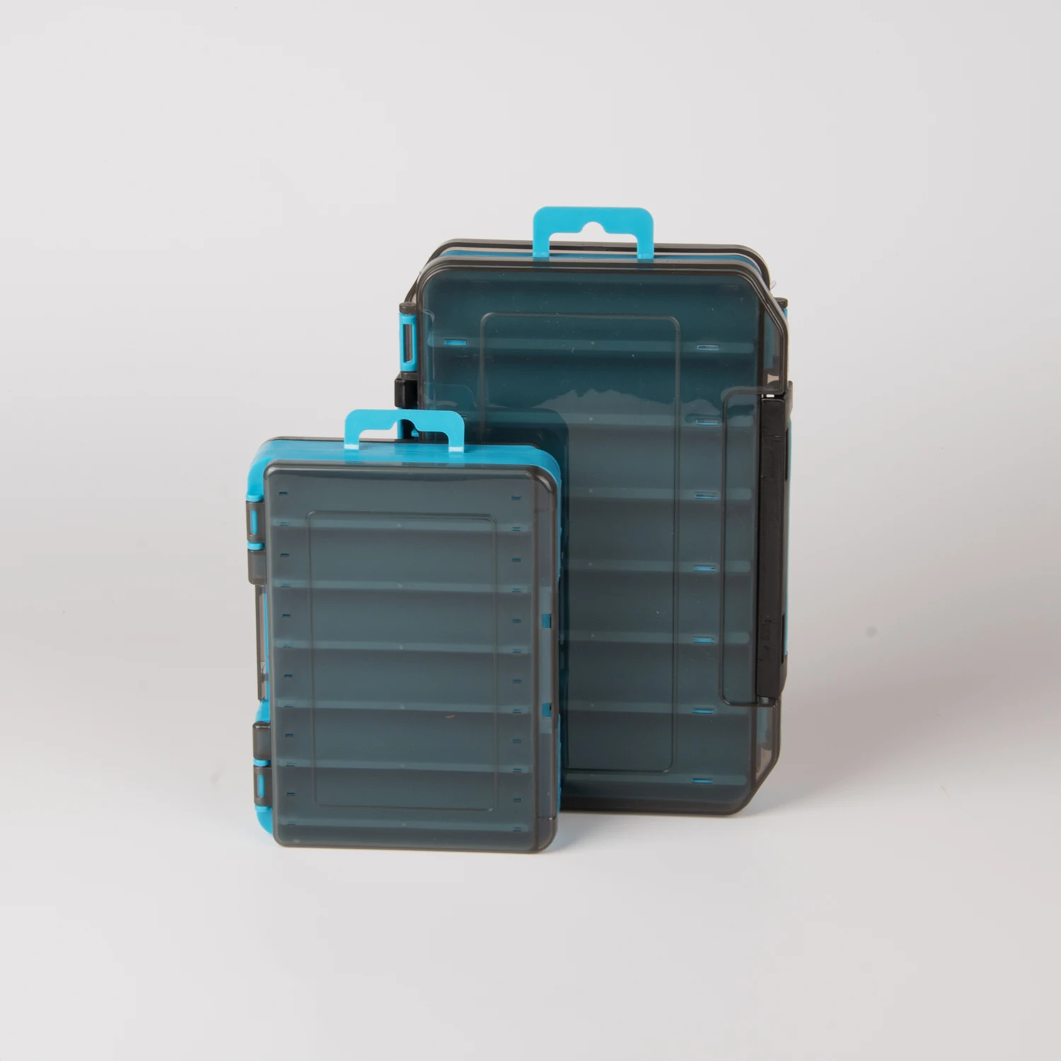 Seitige FishingTackle Box 12-14 Zellen Köder Köder Haken Aufbewahrungsbox Angelwerkzeug Zubehör Aufbewahrungsbox Karpfen zum Angeln Wobbler – Detail 15