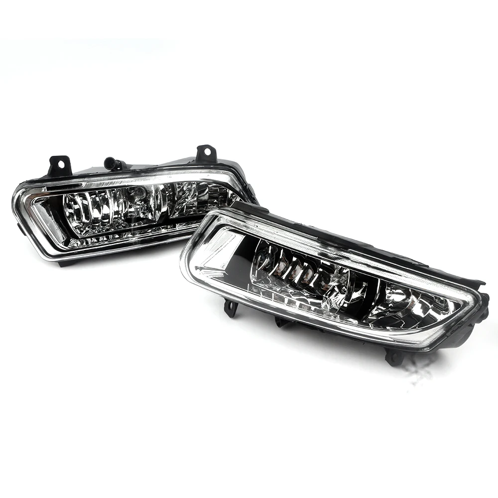 Front Bumper Fog Lamp UpgradeKit FOR Volkswagen Polo 2010 2011 2012 2013 Version Additional Foglight Set Switch + Wiring
