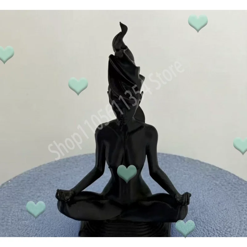 Yoga Meditation Goddess Figurine, for Home Garden Outdoor Decor Style Home Shelf Studio Meditation