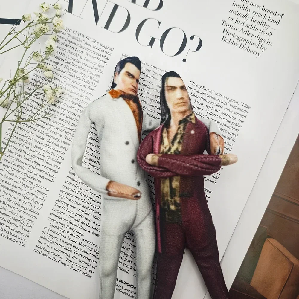 

28 см игра Yakuza Kiryu Kazuma косплей плюшевая хлопковая кукла стройная поворотная форма украшение комнаты абстрактная фигурка куклы