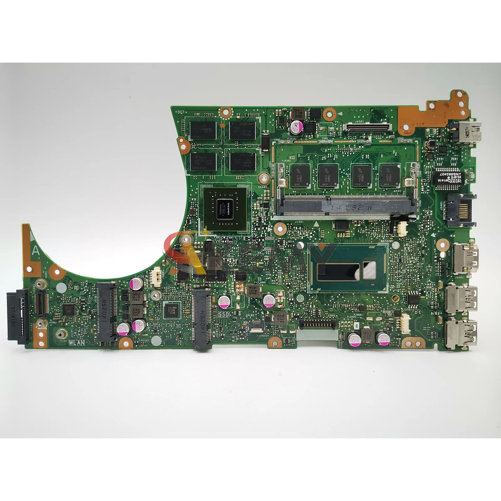 S551LN Motherboard Laptop untuk ASUS VivoBook S551LN S551LA S551L R553L S551LB Mainboard Notebook dengan I3 I5 I7 CPU 100% Tes OK