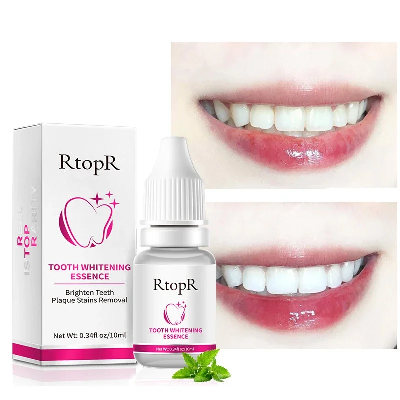 Rtopr-esencia blanqueadora de dientes, eliminación de placa Dental, productos blanqueadores de salud bucal, pasta de dientes blanqueadora, cuidado Dental