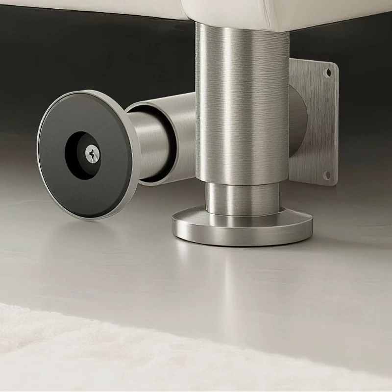 Stainless Steel Bed Support Foot Height Raising Base Hardware Adjustable Furniture Metal Bracket Stable Table Supporting Leg