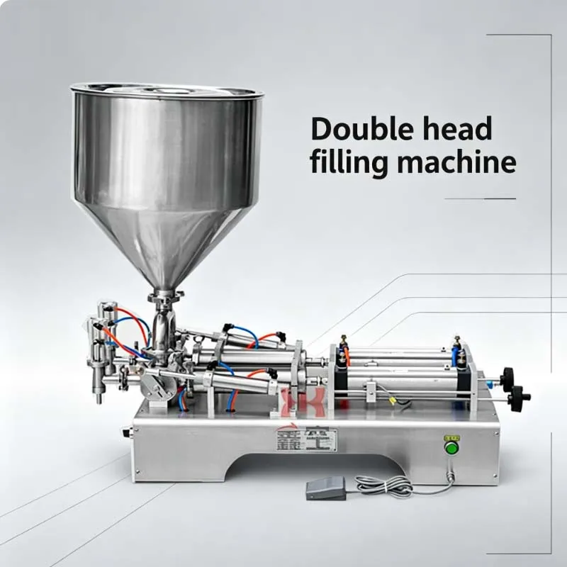 

Bespacker Hot Sale Semi Automatic Yogurt Ketchup Coffee Liquid Paste Filling Machine With Heater And Agitator