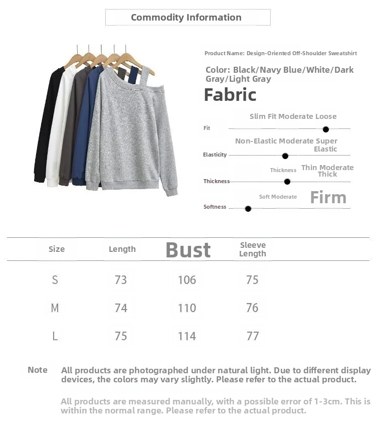 Sudadera informal con hombros descubiertos para mujer, jersey de manga larga, chaqueta con sombrero, diseño de nicho, Top holgado perezoso para principios de otoño