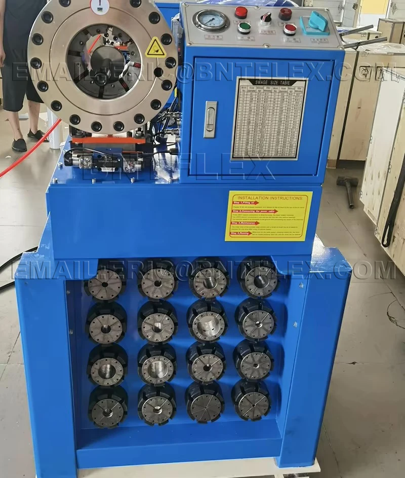 1/4-2 ''P69 hydraulische slangpers 2 inch 4 draden Slangpersmachine met Snelle matrijzen gereedschap en matrijzenbasis