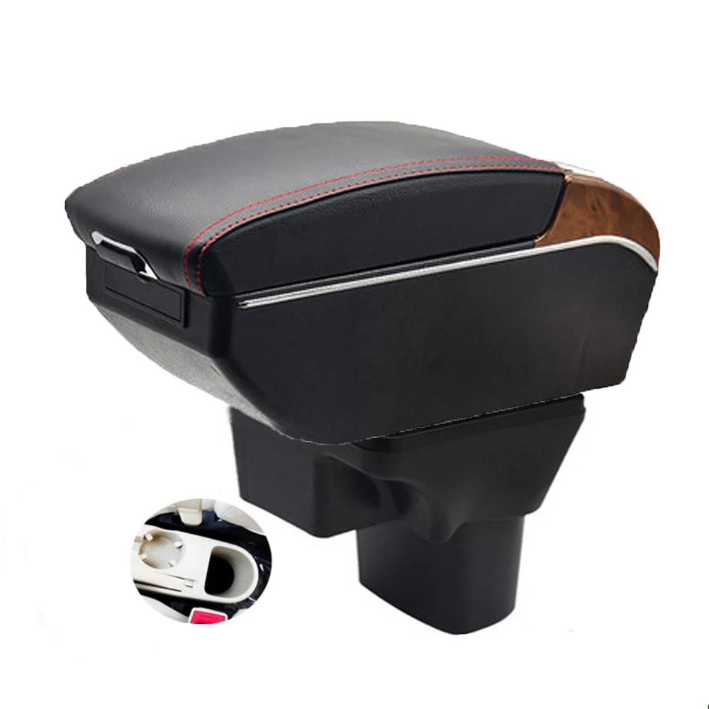 

For Hyundai Accent Verna Armrest Box Retrofit Parts Center Console Special Storage Space Car Elbow Rest with USB