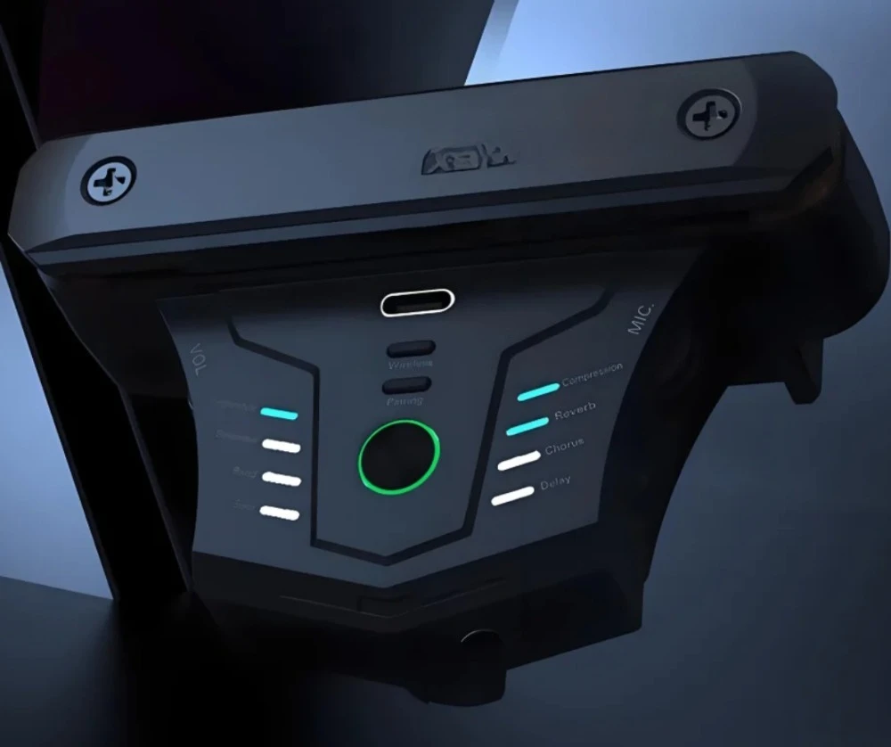 

Professional reverb delay pickup with microphone speaker, wireless guitar pickup, no need to link to speak