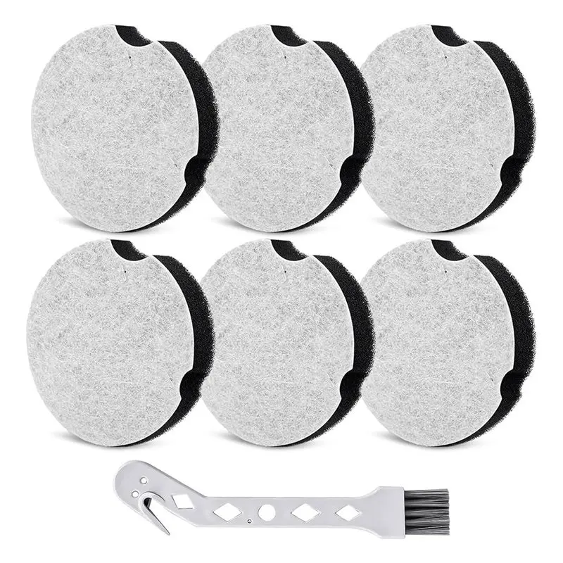 Filtro de A38T-6 uds para aspiradoras compactas eléctricas Bissell 1520/2112/3508/3437 Cleanview Compact Turbo serie vertical