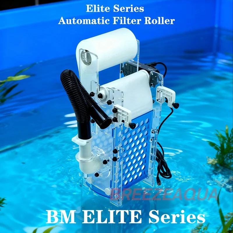 Bubble Magus 2025 New Elite ARF-S/M/L G2 Automatic Roller Filter Aquarium Fish Tank Auto Fleece Sump Filtration System