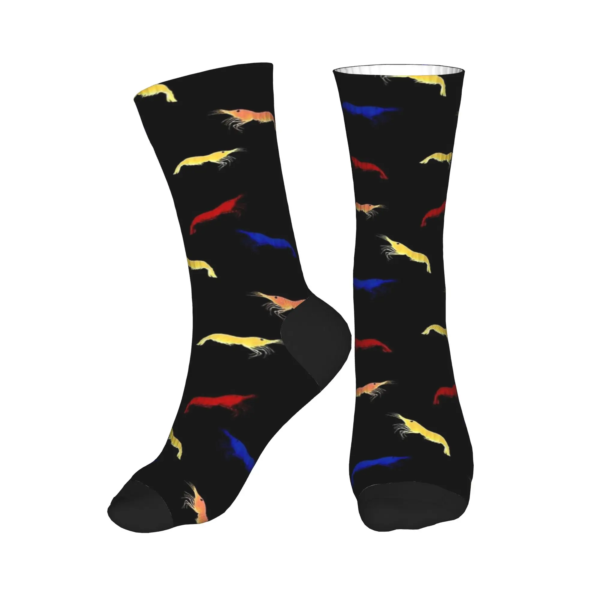 Cherry Shrimp Neocaridina Breeders Aquarium Fish Keepers Stockings Men Socks Casual Socks Winter Running  Anti Slip Design Socks