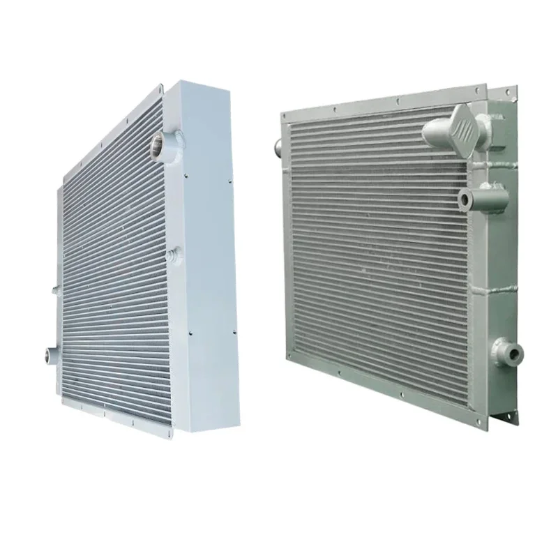 알루미늄 플레이트 핀 라디에이터 공랭식 및 유랭식 열교환기 에틸렌 글리콜 콘덴서 및 오일 플레이트용 콘덴서