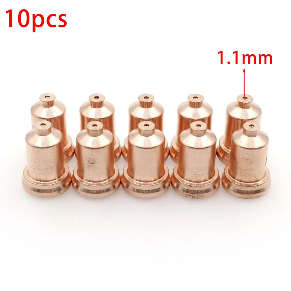 10pcs 1.2/1.1/1.0mm Plasma Nozzles 51311S Tips For Everlast Plasma Torch IPT-80 PT80 PT-80 Plasma Welding Accessories ﻿