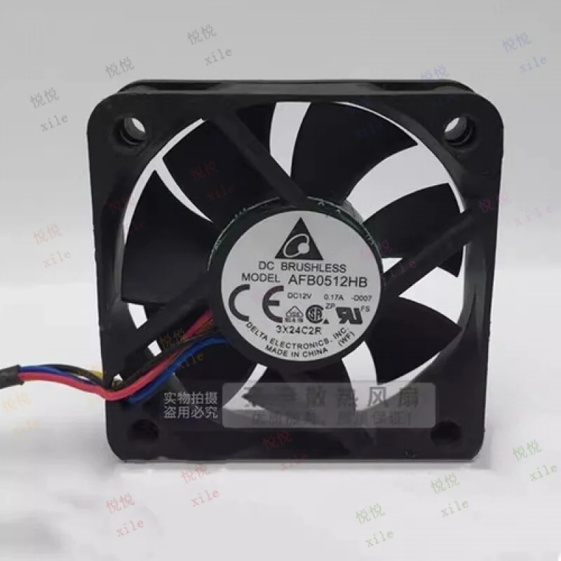 

L+ for Delta AFB0512HB 5015 DC12V 0.17A 5CM 4-Pin PWM Dual Ball Cooling Fan