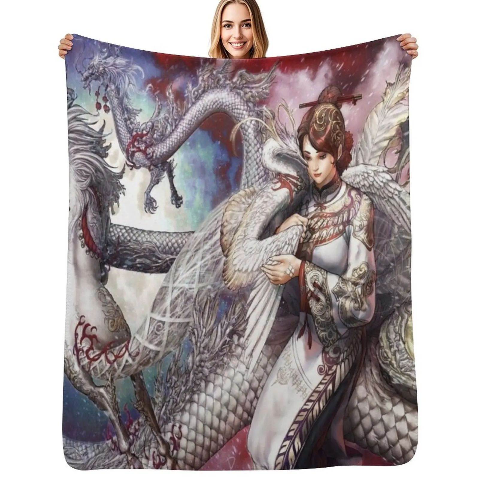 

Mystic Dreams Throw Blanket Summer Beddings Furry Extra Large Throw blankets and throws Blankets