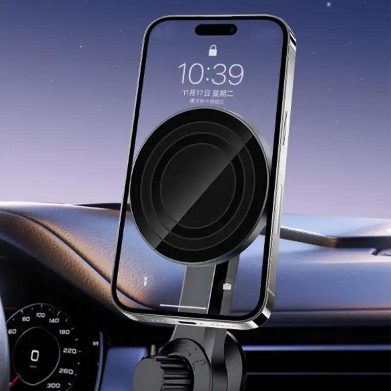 

Car Phone Holder Magnetic Vent Adjustable Auto Cellphone Cradle Strong Magnetic Car Mobile Phone Cradle for RV Truck Sedan Van