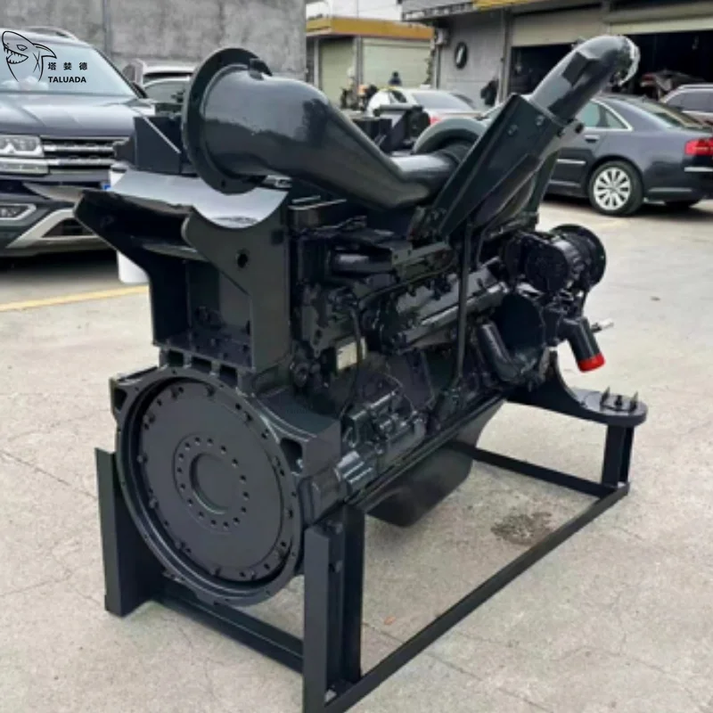 Оригинальный дизельный двигатель SAA6D140E-2, двигатель Komatsu PC650-5 PC650-6, экскаватор