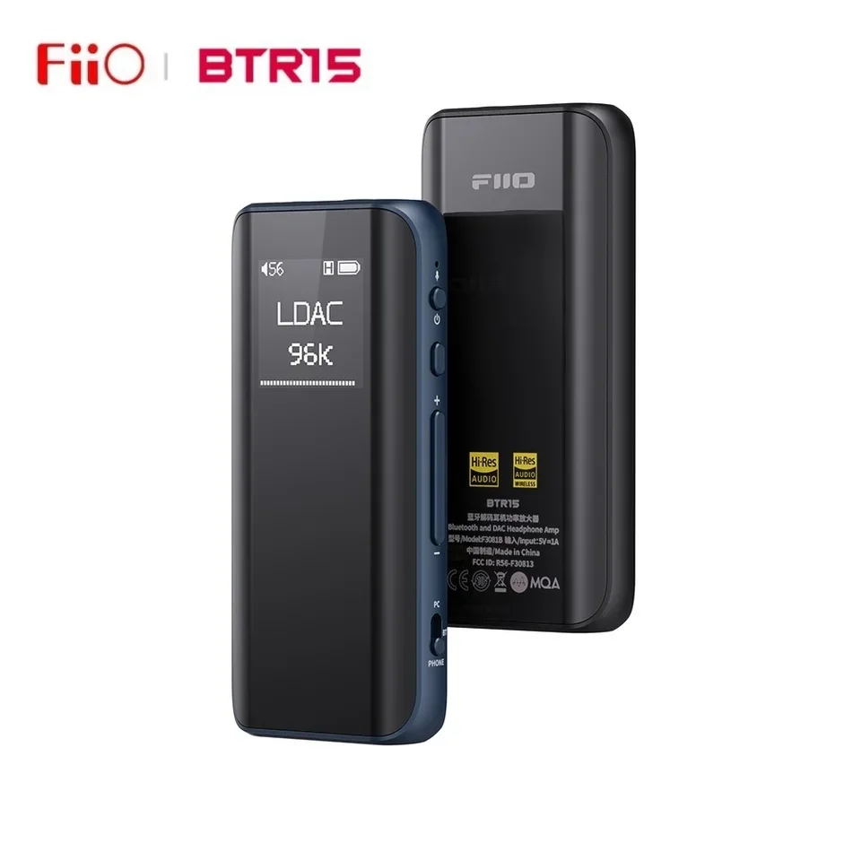 

New FiiO BTR15 LDAC/aptX Adaptive MAQ Balanced for Home Use DSD256 Receiver Bluetooth Decoding FiiO Headphone Power Amplifier