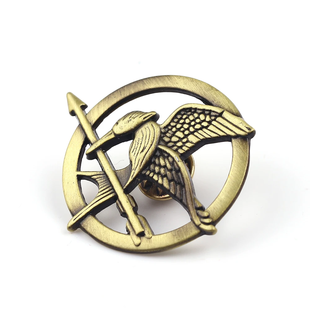 Hunger Games Mockingjay Retro Broche Neutrale Punkstijl Mode Europese En Amerikaanse Legering Trendy Sieraden Voor Kinderfeestgeschenken