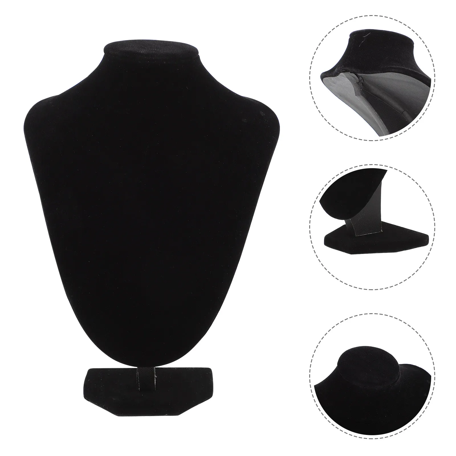 

Подставка-бюст для ювелирных украшений, 1 шт., премиум-класса, роскошный органайзер-витрина для демонстрации ожерелий, цепочек и ювелирных изделий