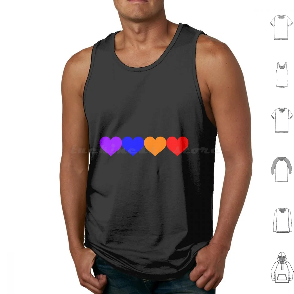 Dermot Kennedy Hearts Tank Tops Print Cotton Pet Shop Boys Boys Music Pop Shop 80S Pet Eighties Synthpop Psb 1980S Synth